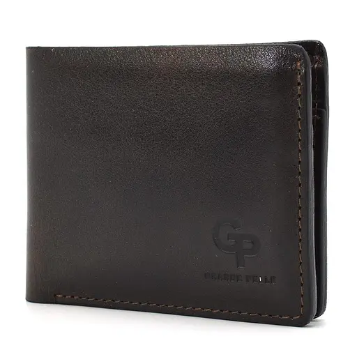 Мужской кожаный кошелек Grande Pelle 11х9х1.5 см acs0029282 - фото 4