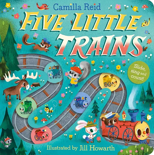 Five Little Trains. A Nursery Rhyme Counting Book for Toddlers 3 - фото 2