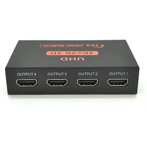 Активный HDMI сплиттер Voltronic 1 => 4 порта, 1080р, 1,4 версия, DC5V/2A, Box