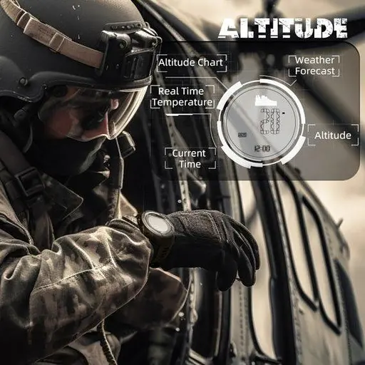 Часы мужские наручные North Edge Vertico с компасом (Белый) - фото 6