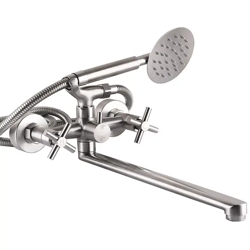 Смеситель для ванны Globus Lux Dukat SD4-208 000024961 Нержавеющая сталь - фото 1