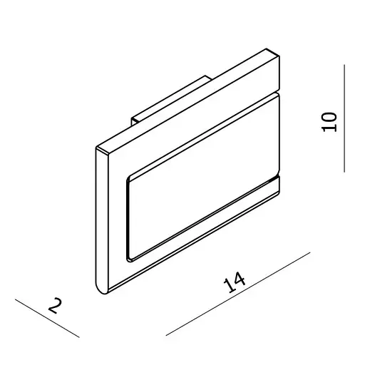 Тримач туалетного паперу Volle Fiesta хром 15-77-345 Хром - фото 2