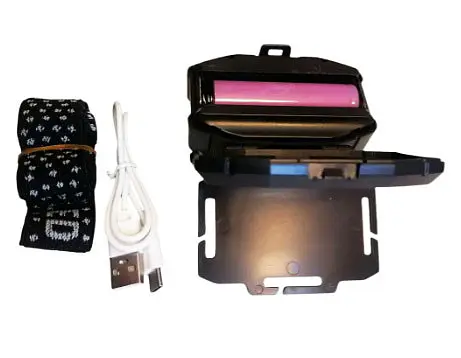 Ультрафиолетовый налобний фонарь с сенсором Hello Cloud с красным синим белым светом 18650 IP44 HC-618S - фото 7