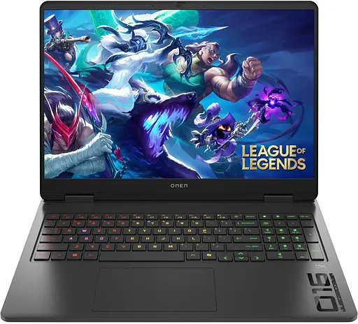 Ноутбук HP 16 OMEN Gaming 16-am0049ua 1920x1200 IPS/Core 7-240H/24GB/1TB/RTX 5060 8GB/DOS/Black (C9SA2EA) - фото 1