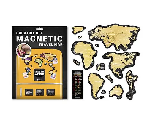 Скретч карта мира 1DEA.me Travel Map Magnetic World (13060) - фото 2