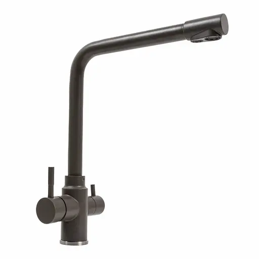 Смеситель для кухни под осмос Platinum KT 8201 (8626) Темная скала Черный - фото 1