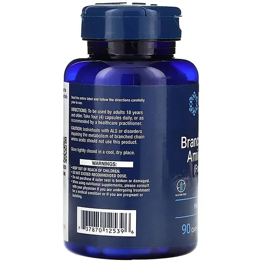 Комплекс аминокислот с разветвленными цепями Life Extension Branched Chain Amino Acids 90 капсул - фото 3