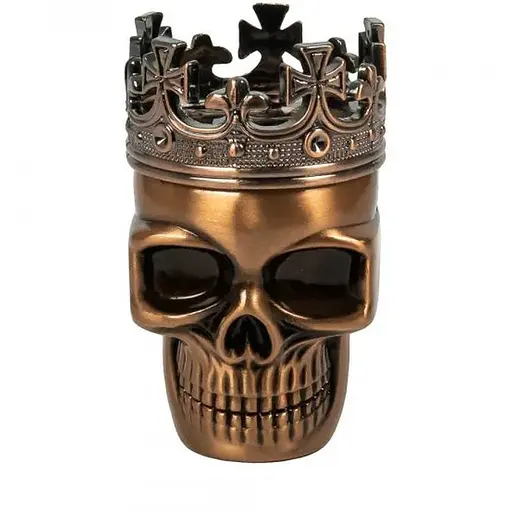 Гриндер для подрібнення тютюну D&K Череп у короні DK-5067-B Bronze (15701)