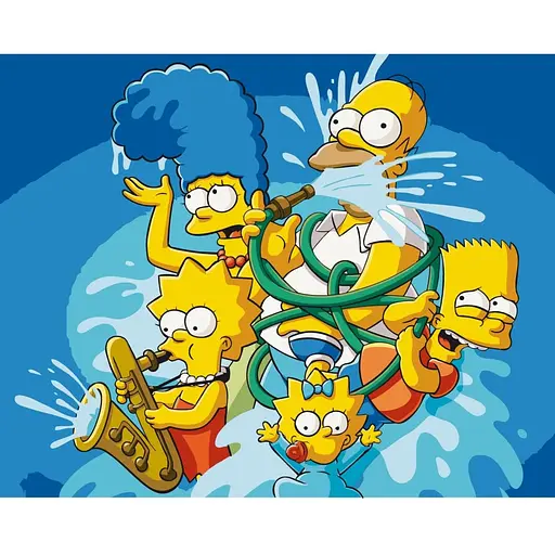 Набір для розпису ArtCraft Crazy family 40 x 50 см (16039-AC)