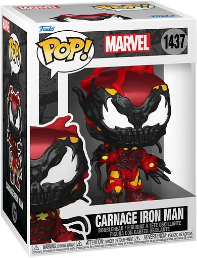 Фигурка Funko Pop Фанко Поп Марвел Карнаж Железный Человек Marvel Carnage Iron Man 10 см FP M CIM 1437 - фото 2