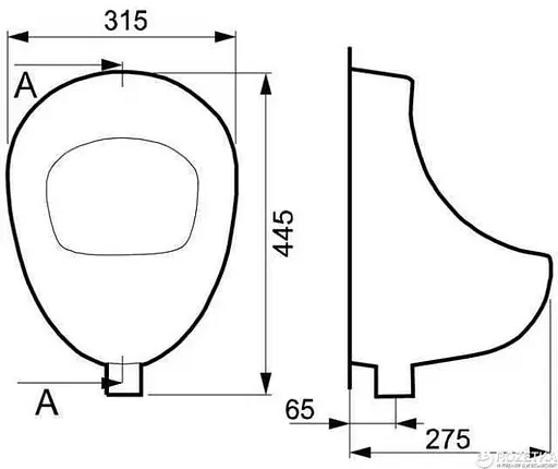 Уринал (пісуар) Cersanit President P101 K08-013 - фото 2