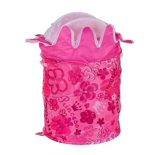 Корзина для игрушек С 36577, складная 44х70 см, розовая