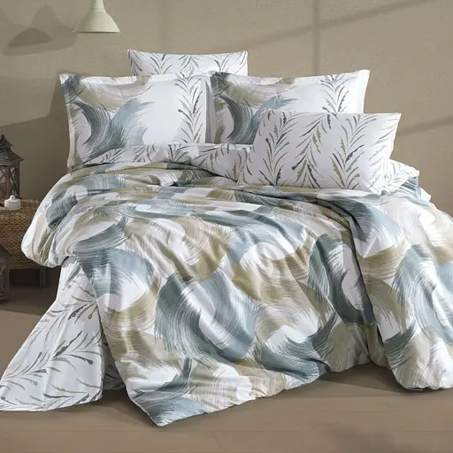 Постільна білизна Estiva V1 Yesil Ранфорс Clasy pbe0052086 - фото 1