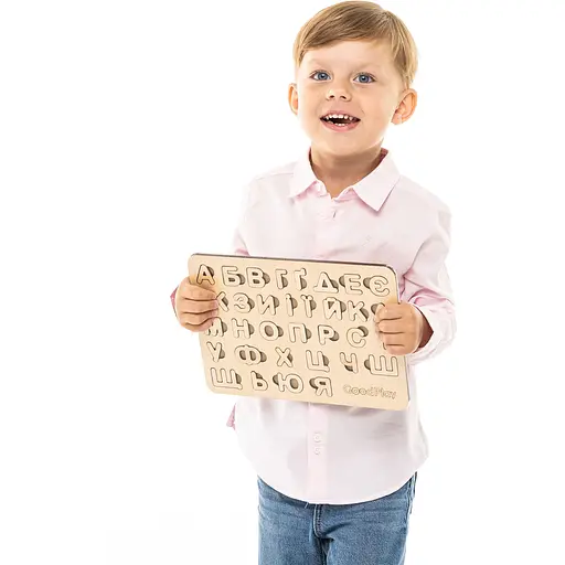 Пазл-сортер GoodPlay Абетка дерево (PS-4-007) - фото 5