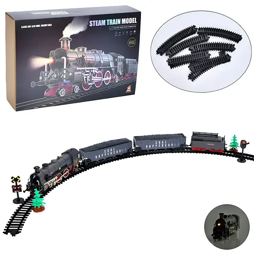 Детская железная дорога Baby Toys Steam Train Model (22922) - фото 3