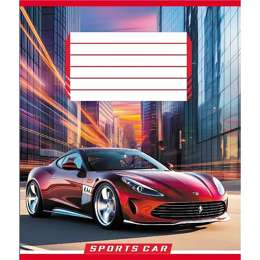 Зошит учнівський "На швидкості світла" Leader 036-570250K-5 в клітинку, 36 аркушів - фото 1