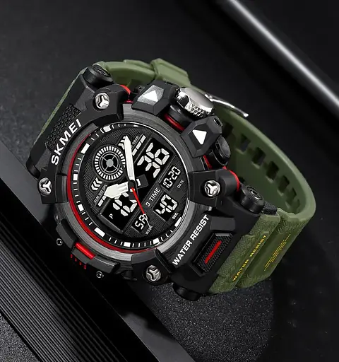 Годинник чоловічий наручний спортивний Skmei 2226 Зелений - фото 4