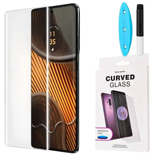 Захисне скло DK для Motorola Edge 50 Fusion UV Curved 015456 clear
