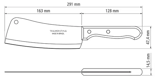 Нож секач TRAMONTINA DYNAMIC, 152мм (6199390) - фото 3