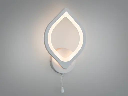 Настінний приліжковий світильник Romin LED потужністю 17 Вт білий - фото 2