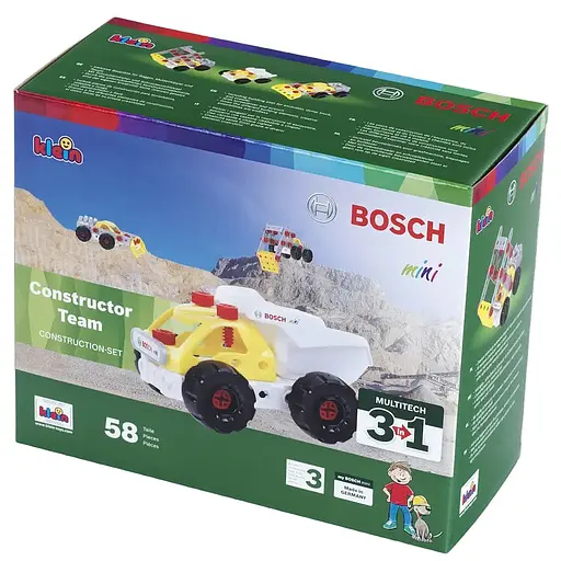 Дитячий конструктор 3-в-1: Constructor team Будівельні машини Klein Bosch (8792)