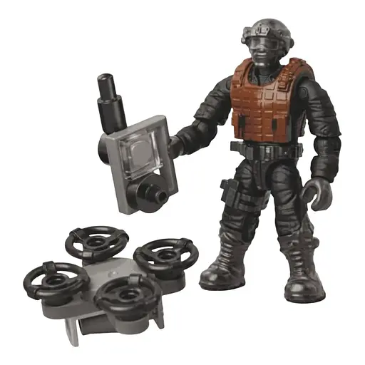 Конструктор "Військовий KB 1129-4, з фігуркою солдата, зброєю та військовим спорядженням"