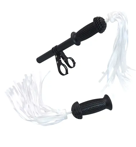 Ленты в руль детского велосипеда / самоката атласные однотонные белый (G00019655) - фото 2