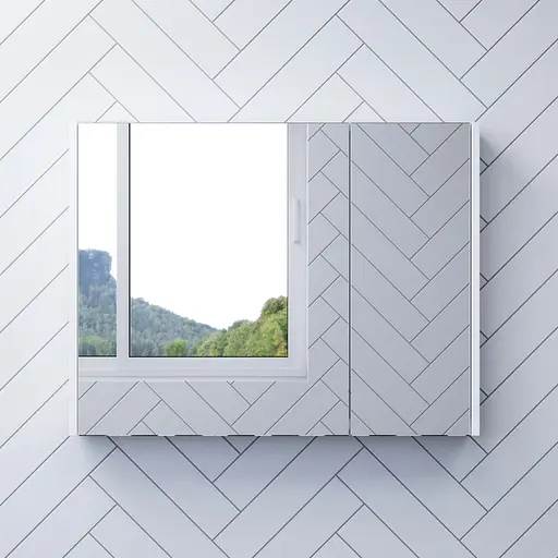 Зеркальный шкаф AM.PM Like 80 см (M80MCX0800WG38) - фото 2