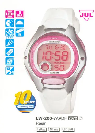 Часы CASIO LW-200-7AVDF