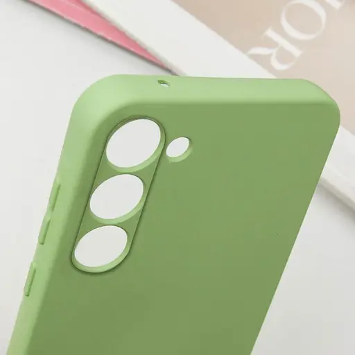 Чохол TPU GETMAN Liquid Silk Full Camera для Samsung Galaxy S23 Зелений / Pistachio - фото 5