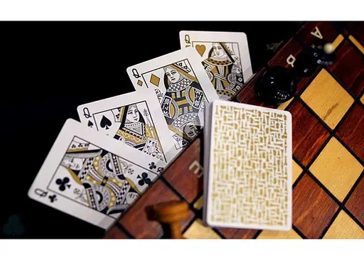 Карти гральні United States Playing Card Company Ellusionist Knights (gold) (PC_ELKNg) - фото 7