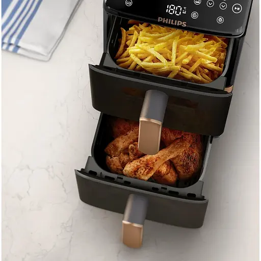 Мультипіч Philips Stacked Dual 2300 Вт чорна (NA462/70) - фото 4