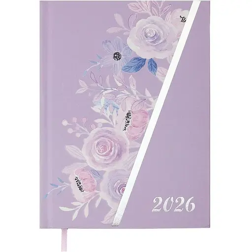 Щоденник датований Buromax Passion 2026 поліграфічний A5 рожевий (BM.21160-10)