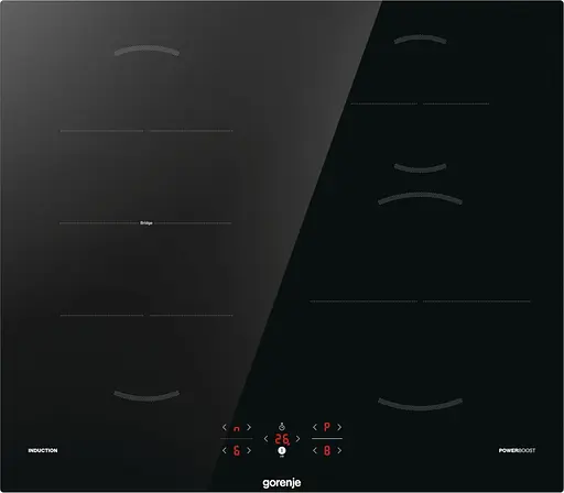 Варильна поверхня Gorenje індукційна, 60см, PowerBoost, TouchControl, поєднання конфорок, чорний - фото 3