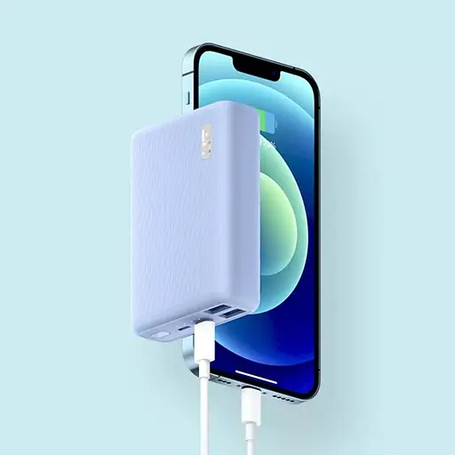 Внешняя универсальная батарея ZMi QB817 Mini Power bank 10000 mAh 22.5W голубая - фото 5