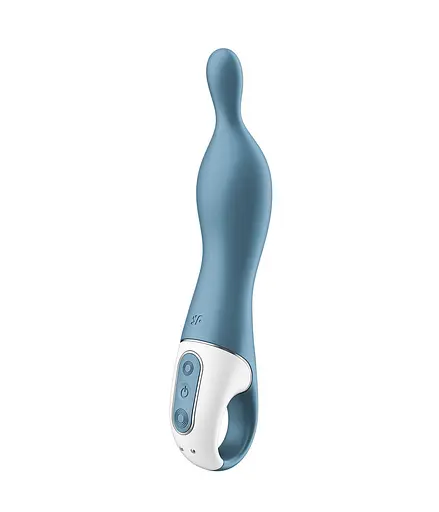 Вібратор Satisfyer A-Mazing 1 21.7 см блакитний - фото 2