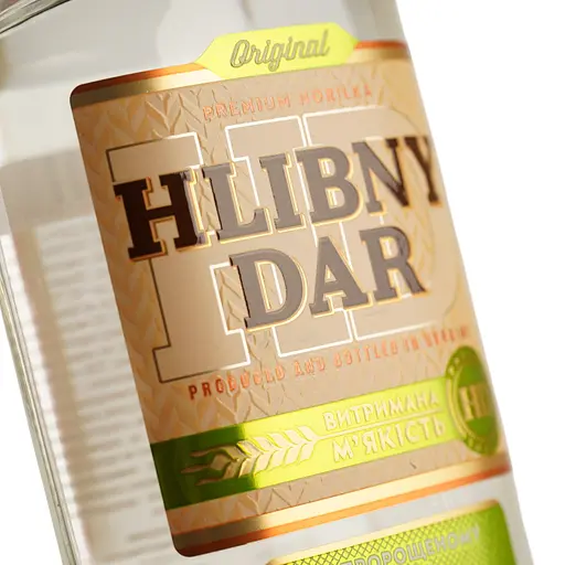 Горілка Хлібний Дар на пророщеному зерні, 40%, 0,5 л (467095) - фото 7