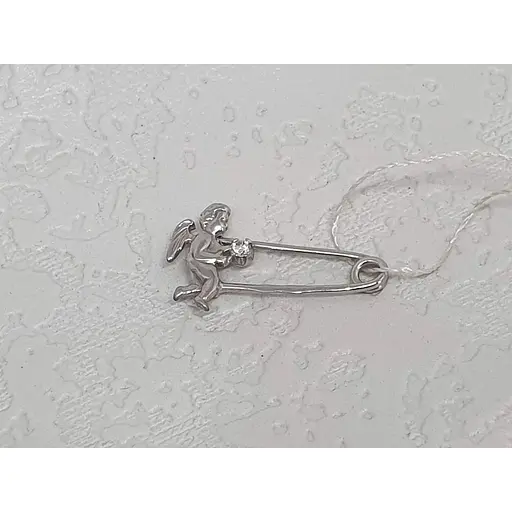 Золота шпилька Імперія золота Янгол з фіанітом. БШ080Би - фото 2