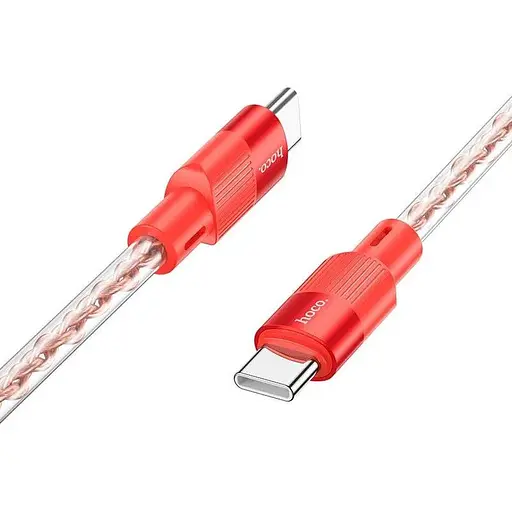 Кабель Hoco X99 Crystal junction Type-C to Type-C silicone charging data cable 1 м 60W/3A