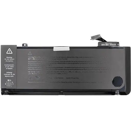 Акумулятор PowerPlant для ноутбуків APPLE MacBook Pro 13" (A1322) 10.95V 63.5Wh