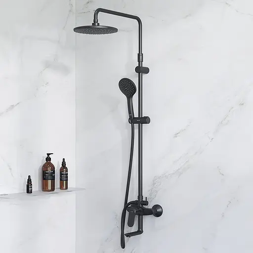 Душова система Am.Pm Sunny black F0785C922, Чорний матовий - фото 2