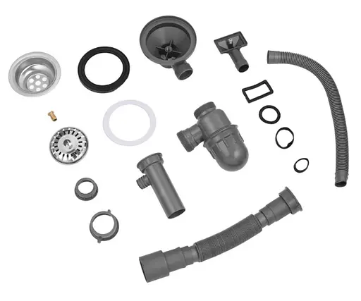 Кухонная мойка Kroner KRP Dekor - 6350 (0,8 мм) (CV022778) - фото 8