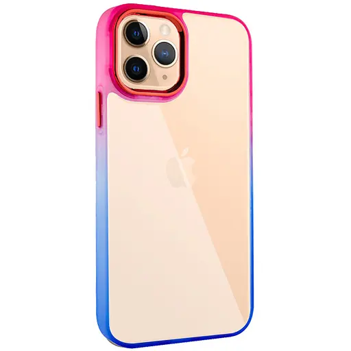 Чохол Epik TPU+PC Fresh sip series для Apple iPhone 11 Pro 5.8 Синій/Рожевий - фото 1