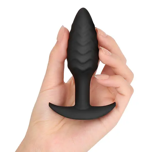 Анальна пробка Dorcel Wavy Plug 10.6 см (чорний) - фото 8