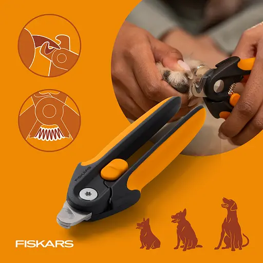 Кігтеріз для тварин Fiskars Nail Clippers для собак і котів 15 см (2009132) - фото 4