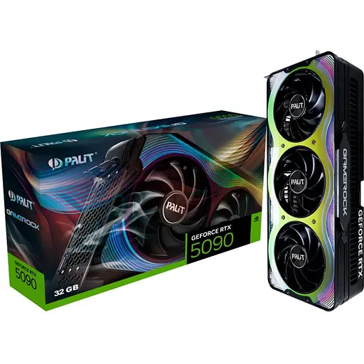Видеокарта Palit GeForce RTX 5090 GameRock 32 GB (NE75090019R5-GB2020G) UA [127269]
