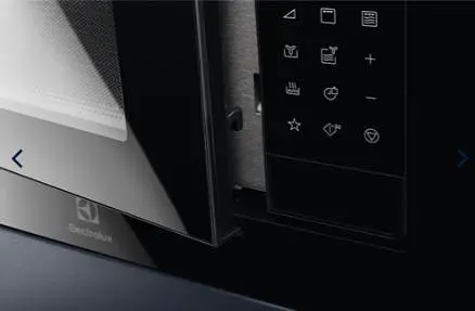 Микроволновая печь Electrolux встроенная 25л электронное управление 900Вт гриль дисплей черный+нерж - фото 3