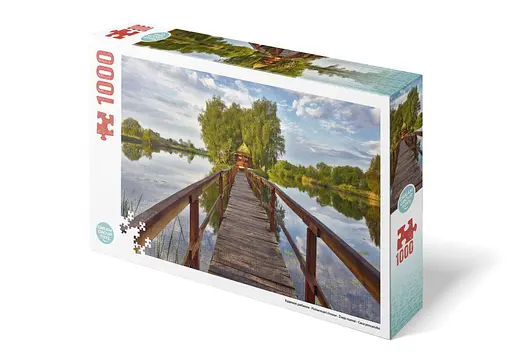 Пазл "Будиночок рибалки" 1000 елементів TRFL_UA/6 DGT-PUZZLE, в коробці (4820266221430) - фото 4