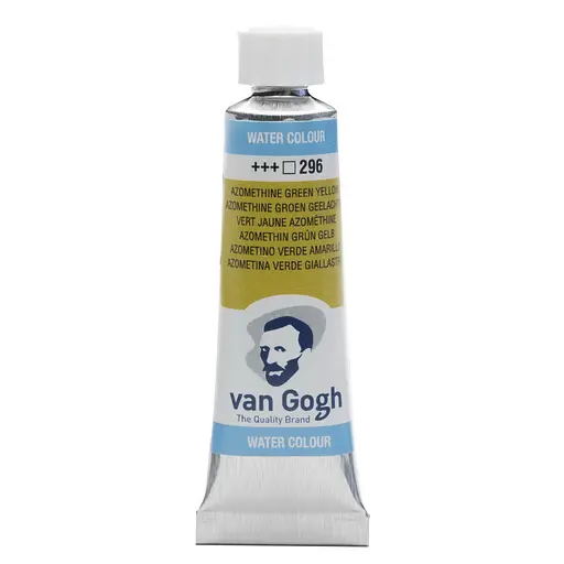 Фарба акварельна Van Gogh (296) Азометин зелено-жовтий туба 10 мл Royal Talens - фото 1