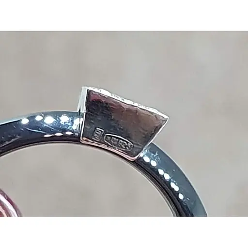 Серебряное кольцо Aurora с керамикой и фианитами. С1007Ч 18,5 - фото 5